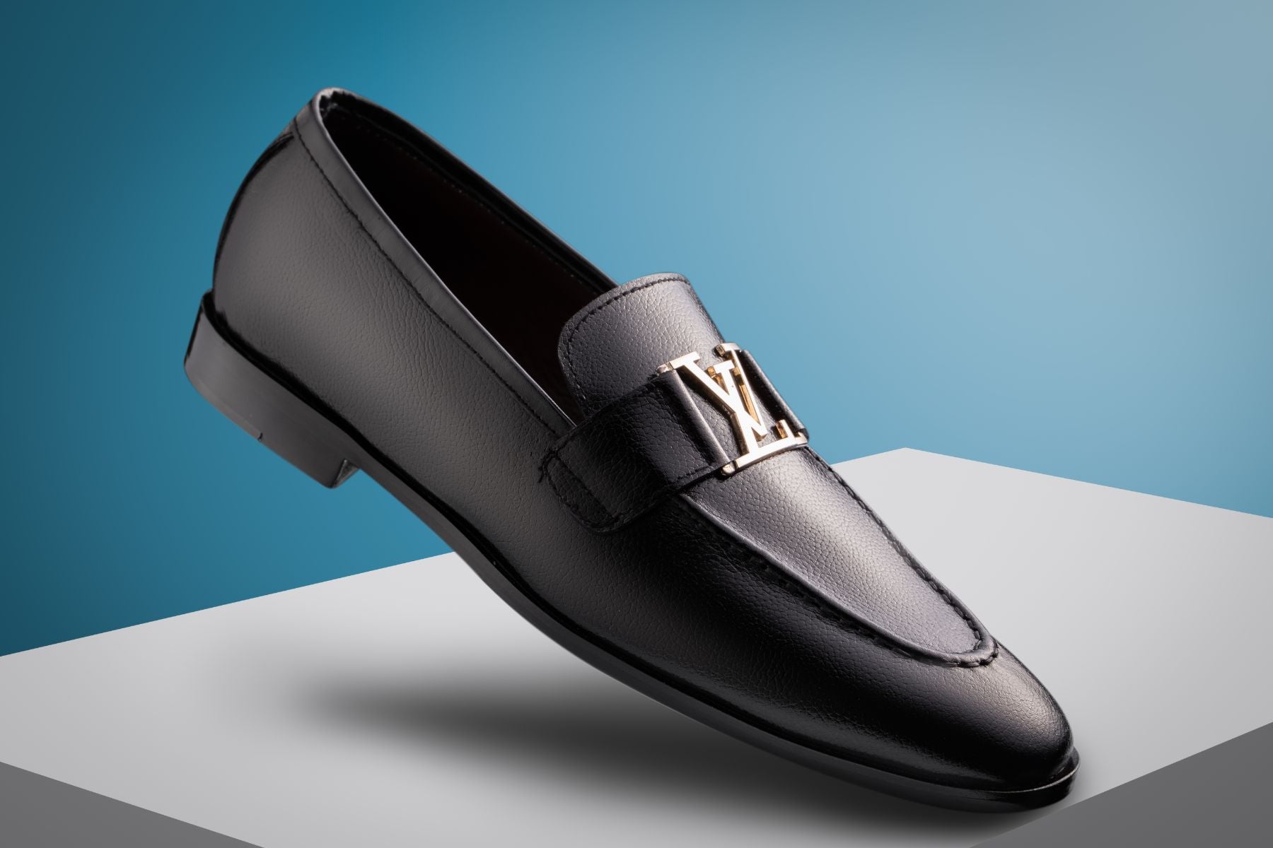 Black mild loafers (LV-018) – VintageShoes Online